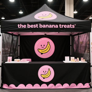 <strong>Food</strong> Vendor Tent 10x10 Pop Up Canopy Waterproof Outdoor Market Stall Custom Logo Printing Festival <strong>Food</strong> Court Shelter - Product Image 2