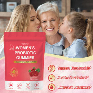 Sıcak satış <span class=keywords><strong>Oem</strong></span> kadın probiyotik Gummies kadınsı denge pH Gummies kızılcık Prebiotics Vegan 60 sayımı ile sağlıklı koku için - Product Image 1