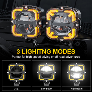 Luces LED para Cabina de Camión, Lentes Ahumadas, Luces de Posición Superiores Ámbar, Luces de Techo LED para Camioneta, Todoterreno <span class=keywords><strong>4X4</strong></span> - Product Image 3