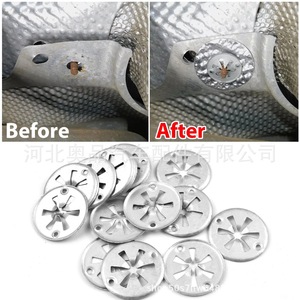Star Shaped <b>Washer</b> 27 Mm Outer Diameter 10 Mm Inner Diameter For Volkswagen Audi Skoda Heat <b>Insulation</b> Protection - Product Image 2