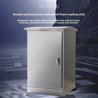 Boîtier de distribution extérieur en acier inoxydable 201 certifié CE OUYUE IP65, étanche à la pluie et à l'eau, modèle d'enceinte électrique