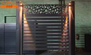 Valla de Jardín Personalizada de Alta Gama, Valla Delimitadora de Patio, Valla de Aluminio Iluminada DIY - Product Image 3