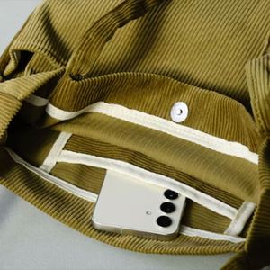 Bolsos Tote Grandes de Pana Suave para Mujer, Personalizados, Portátiles, Unisex, para Compras, Playa, Viajes, Estilo Moderno, Asa Larga - Product Image 4