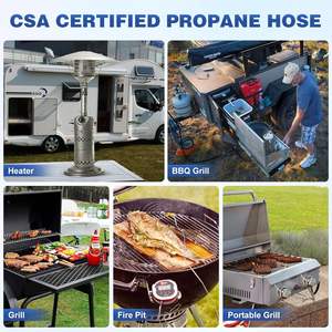 Tuyau <span class=keywords><strong>de</strong></span> connexion rapide au propane <span class=keywords><strong>de</strong></span> 12 pieds pour camping-car à gril à <span class=keywords><strong>gaz</strong></span> Raccords <span class=keywords><strong>de</strong></span> connexion rapide Connexion <span class=keywords><strong>de</strong></span> <span class=keywords><strong>bouteille</strong></span> jetable - Product Image 3