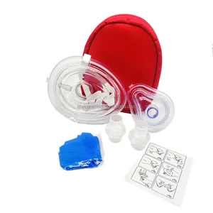 Customized Best Training One Way Valve CPR Mask For Sale First Aid Adult/Child CPR Pocket Medical CPR Rescue Mask