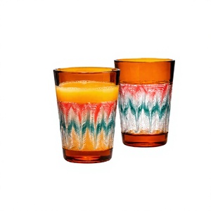 Verres à boire transparents en borosilicate faits à la main de 290 ml, sans plomb, pour whisky, eau, jus, réutilisables, en gros - Product Image 2