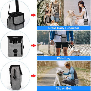 2 के साथ कुत्ते यात्रा बैग कुत्ते दावत प्रशिक्षण पाउच, कुत्ते के लिए ढोना आयोजक सप्ताहांत पालतू यात्रा की आपूर्ति - Product Image 3