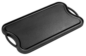 环保型美式铸铁铁板烧烤盘，兼容燃气和电磁炉 - Product Image 4