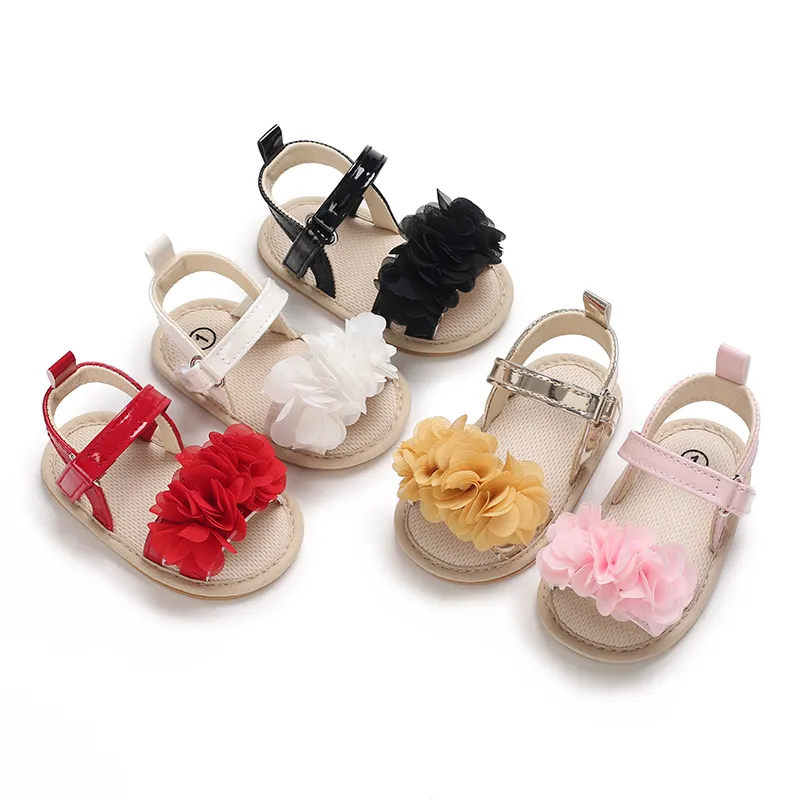 Inspired Summer Infant Slippers Kids Newborn Children Baby Infant Trendy Little Toddler Girl Flower Sandals