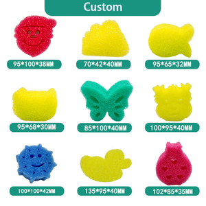 Éponge de nettoyage de cuisine de haute qualité, personnalisée en usine, pour un nettoyage en profondeur, compatible lave-vaisselle, anti-rayures, anti-odeurs, fournitures pour la cuisine - Product Image 4
