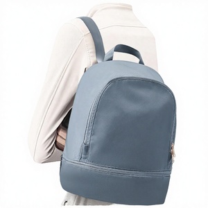 Lightweight Nylon Casual Backpack With Zipper Closure And Soft Handle Unisex Daily Use - Product Image 4