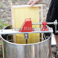 Bester Preis Edelstahl Kleine Universal 6 Trennwände Natürlicher Honig Bienenstock Wachs abscheider Honig extraktor für Imkerei