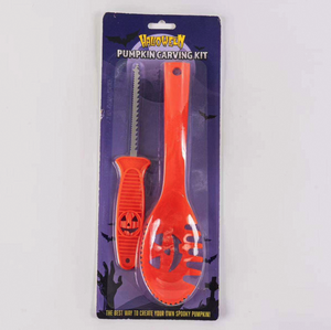 Ensemble complet et durable de 11 pièces pour la sculpture de citrouilles, comprenant des gabarits et des outils, parfait pour les activités de fête d'Halloween - Product Image 4