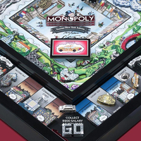 Jeu de société en bois de luxe sous licence Charles Fazzino X Monopoly, cadeau personnalisé
