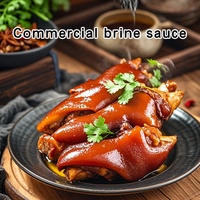 Sauce soja savoureuse 1kg pour le bœuf, le poulet et le canard, la marinade, la cuisson et le badigeonnage, les épices et les assaisonnements emballés dans un sac
