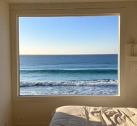 Ventanas Fijas de Aluminio Grandes Personalizadas, Ventanas de Madera Revestidas de Aluminio