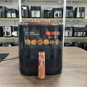 <span class=keywords><strong>Freidora</strong></span> <span class=keywords><strong>de</strong></span> <span class=keywords><strong>Aire</strong></span> Manual <span class=keywords><strong>de</strong></span> 5L 6L, Precio <span class=keywords><strong>de</strong></span> Fábrica Más Bajo, Fabricación en Ningbo, Electrodomésticos <span class=keywords><strong>de</strong></span> Cocina al por Mayor - Product Image 2