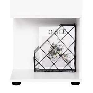 Bureau de travail moderne convertible en panneaux de bois pour villa, table d'ordinateur et d'écriture <span class=keywords><strong>DECOHOME</strong></span> HF-CT055, livré en kit - Product Image 3