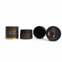 Tube en papier biodégradable écologique personnalisé pour l'emballage de flacons d'huiles essentielles et de parfums, conteneur rond en kraft