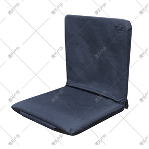 Cojín Plegable para Asiento de Exterior, Color Azul Rey, Poliéster, para Camping y Caza, con Soporte de Tubo, Rectangular, Color Sólido - Product Image 4