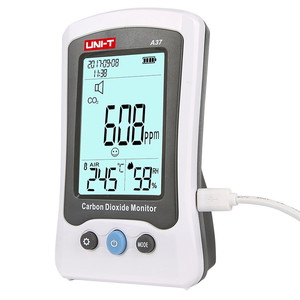 Moniteur de dioxyde de carbone Uni-T A37 CO2 PPM, détecteur de température, d'humidité et de qualité de l'air intérieur - Product Image 1