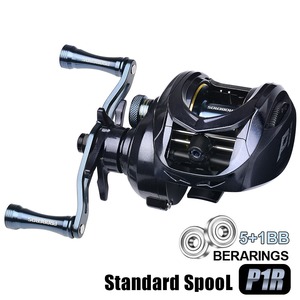 Venta caliente 5 + 1BB Premium Bait <span class=keywords><strong>Caster</strong></span> 8kg 7,2: 1 Gear Ratio Spinning Trolling Baitcasting Bass Fishing Reels - Product Image 6