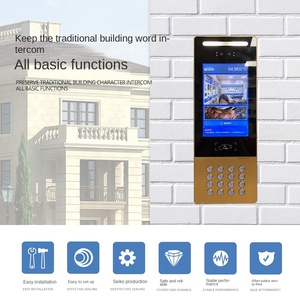 Kiểm soát truy cập với nhận dạng khuôn mặt <span class=keywords><strong>video</strong></span> Cửa Điện thoại kiểm soát truy cập điện thoại di động <span class=keywords><strong>Video</strong></span> Doorphone hệ thống - Product Image 5