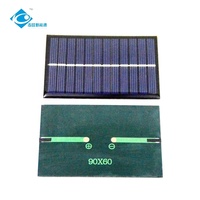 Panneau solaire scellé en polyépoxy 0,65W, mini panneaux solaires, chargeur d'énergie 6V, panneau solaire en époxy résistant aux intempéries ZW-9060-6V