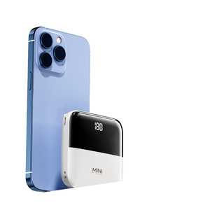แบตเตอรี่สำรองพกพาขนาดเล็ก Li-Polymer ความจุสูง 10000 มิลลิแอมป์ 22.5 วัตต์ ชาร์จเร็วแบบ Type-C ดีไซน์บางเฉียบ พร้อมไฟ LED และพอร์ต Mini USB - Product Image 1