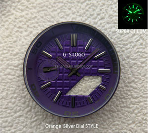 Ensemble de visage coloré cadran de montre 4 en 1 cadran bague intérieure marqueur montre main GA2100 cadran <span class=keywords><strong>GA2110</strong></span> CASI chêne personnalisation Mod Kit montre partie - Product Image 2