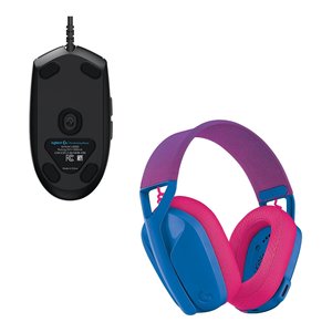 Pack Gaming G SERIES : Casque G435 Lightspeed + Souris G203 Bleu et Noir 991 000528 - Product Image 5