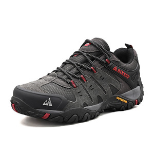 Chaussures de randonnée pour hommes en daim, résistantes à l'usure, pour la randonnée, la marche, la chasse, baskets tactiques - Product Image 6