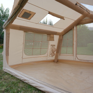Tente pneumatique de luxe pour 4 personnes, 3x2.65x2.1m, grande tente gonflable avec hauteur de plafond complète, imperméable, pour <span class=keywords><strong>le</strong></span> <span class=keywords><strong>camping</strong></span> familial - Product Image 5