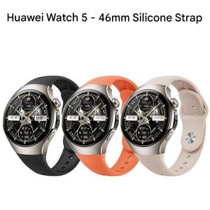 OURUOXI Cinturini Universali per Smartwatch, Compatibili con <span class=keywords><strong>Huawei</strong></span> Watch5 46mm-22mm, Cinturini in Silicone Solido Singolo - Product Image 1