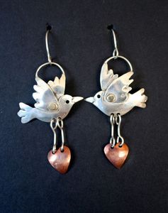 Orecchini pendenti con uccelli animali personalizzati da donna bohémien retrò regalo semplice - Product Image 6