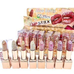 Miss Betty 8 colori 24 pezzi idratare Super Shimmer Matte smooth coloring rossetto trucco impermeabile a lunga durata - Product Image 3