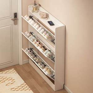 Ultra-thin Flipping-door <strong>Shoe</strong> Cabinet, New 2025 Best-selling Model, Minimalist Modern Home Storage With Large Capacity <strong>Shoe</strong> Rack - Product Image 1