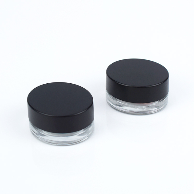 Reusable Eco-Friendly Glass Cosmetic Concentrate Packaging Jar with Plastic Lid for Face Cream and Skincare Lotion