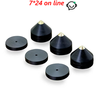 1 takım/4 adet standı/başak + ped sandal ağacı HIFI raf hoparlör dekoder CD güç amplifikatörü darbeye dayanıklı küçük 25mm