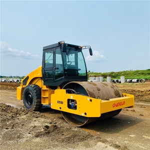 Rodillo Vibratorio de Un Solo Tambor con Doble Amplitud para Suelo y Base de Asfalto - Product Image 1