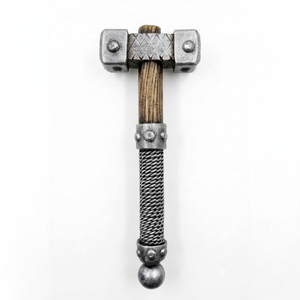 Battant de porte en fer forgé résistant à la rouille, style traditionnel durable, finition imitation bois exquise, facile à installer - Product Image 1