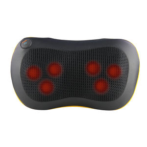カスタマイズ可能な<span class=keywords><strong>3D</strong></span>ニーディング指圧暖房ネックショルダーマッサージャー4回転ヘッド枕ホームオフィスまたは車用 - Product Image 1