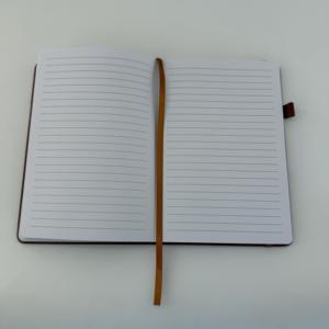 Libreta de Regalo A5 Personalizada de Cuero PU con Logotipos Personalizados, Cubierta con Temática Personalizada, Cinta de Dos Colores, Encuadernación Cosida de Tapa Dura - Product Image 4