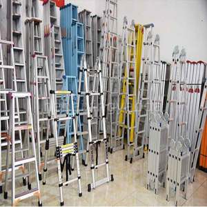 bibo <b>Telescopic</b> & Foldable Aluminum Alloy Outdoor Engineering <b>Ladder</b> Solution for Practical Use - Product Image 3