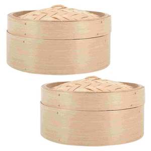 Bambou Céramique Cuiseur Vapeur <span class=keywords><strong>Couscous</strong></span> Pot Induction <span class=keywords><strong>Meilleur</strong></span> pour les Boulettes Toujours Pan Boulette Riz Nouilles Bun Cabinet Chop Stick - Product Image 3