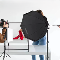 ZHENKE LED pour ensemble pour la photographie en direct tournage vidéo trois températures de couleur en alliage d'aluminium Oxford tissu professionnel