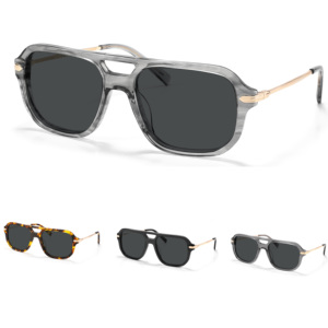 Gafas de Sol de piloto unisex de alta calidad con lente polarizada TAC de acetato Artículo de moda para hombre y mujer - Product Image 1