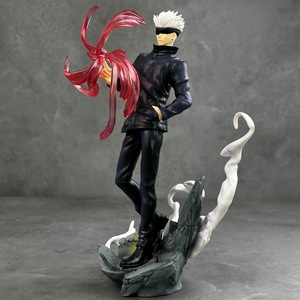 Figurine d'action JJK Gojo <span class=keywords><strong>Satoru</strong></span>, personnage d'anime, figurine en PVC, collection de figurines de <span class=keywords><strong>manga</strong></span>, modèle de personnage, décoration de bureau, cadeau pour les fans d'anime - Product Image 4
