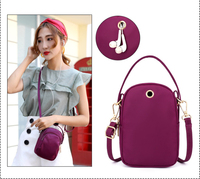 Mini sac à bandoulière Oxford pour femmes, sac à main étanche, pochette de poignet, sacs de sport pour téléphone portable pour filles
