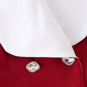 <span class=keywords><strong>ชุด</strong></span>เดรส<span class=keywords><strong>สั้น</strong></span><span class=keywords><strong>แขน</strong></span><span class=keywords><strong>สั้น</strong></span>สไตล์สูทประดับโบว์แฟชั่นใหม่ปี 2024 สำหรับ<span class=keywords><strong>ผู้หญิง</strong></span>จาก ZATRHMBM ดีไซน์แบบกระดุมสองแถวสไตล์เรโทร - Product Image 5